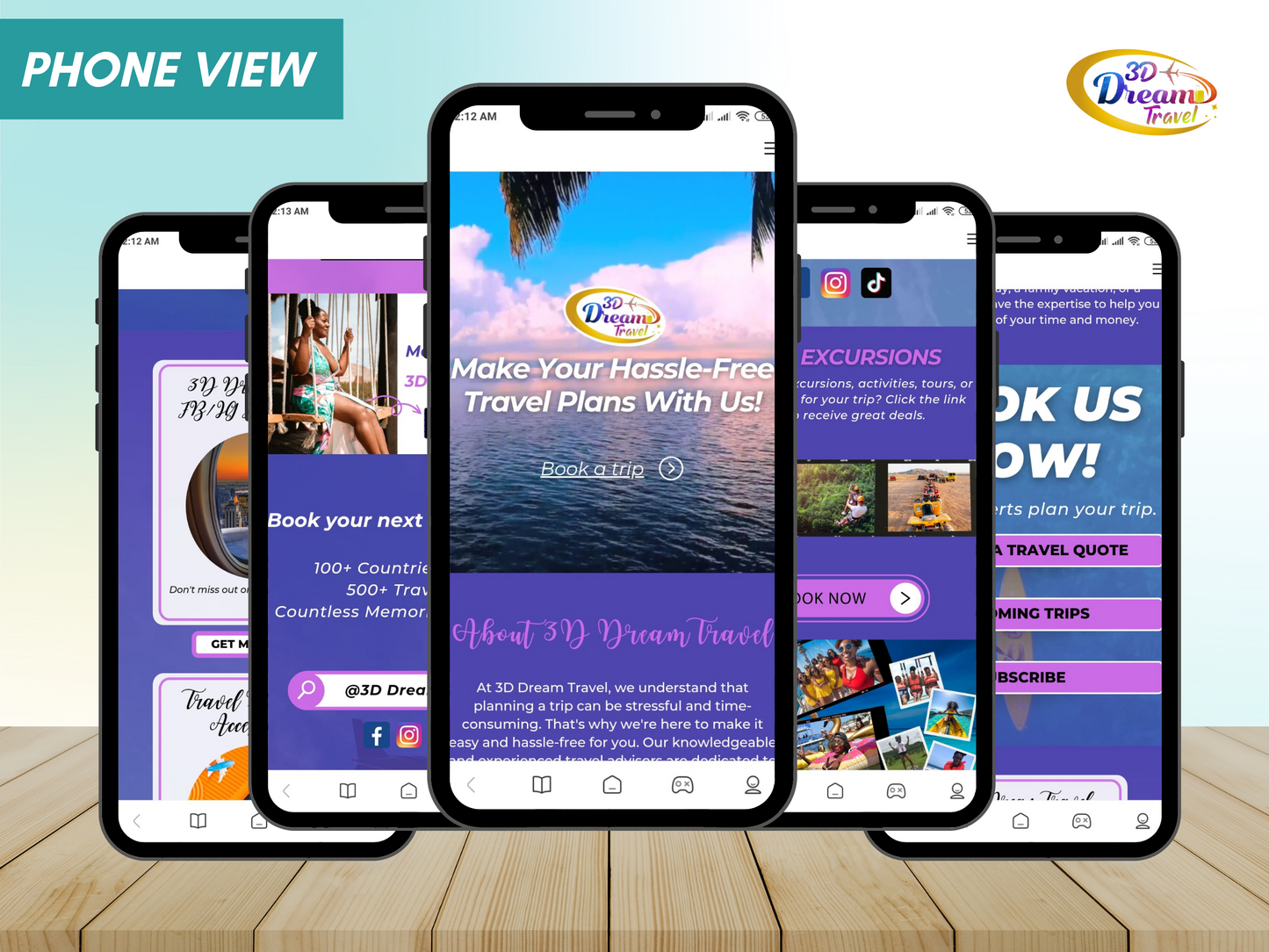 Travel Website Design 4