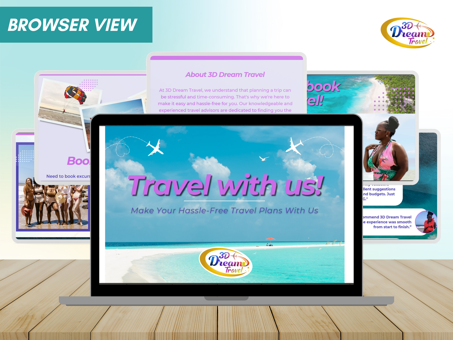 Travel Website Design 9