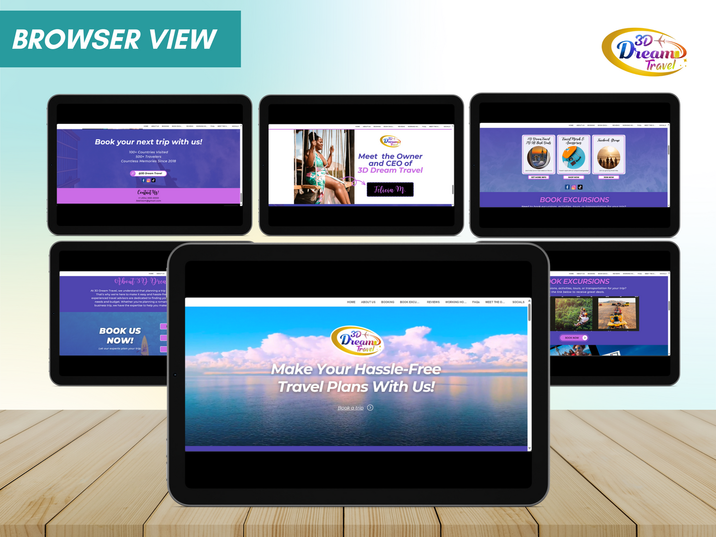 Travel Website Design 4