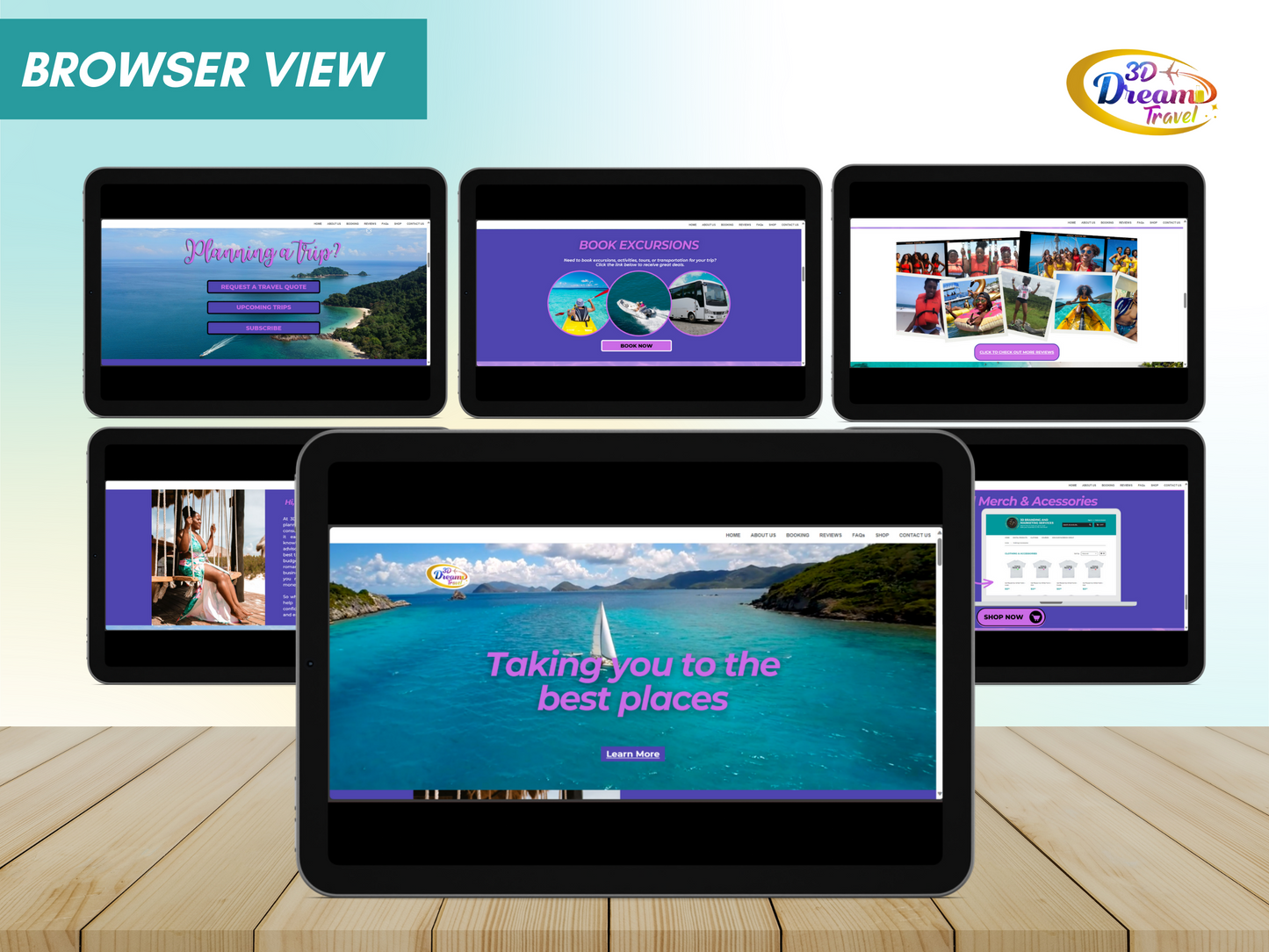 Travel Website Design 3