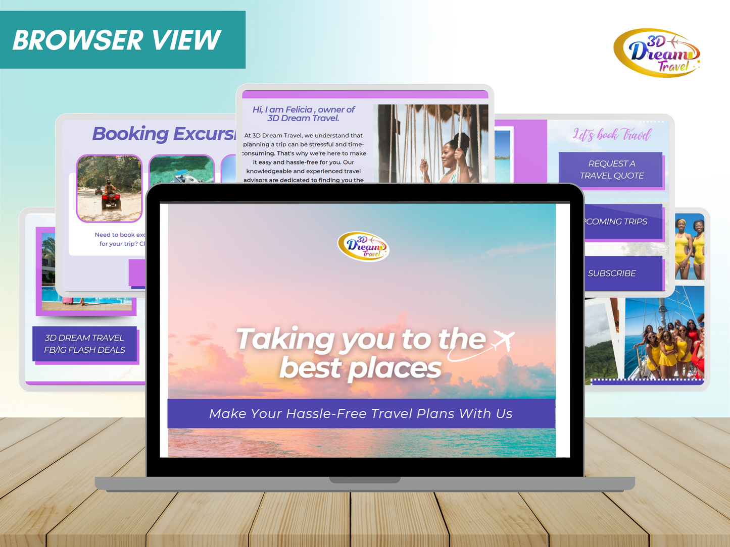 Travel Website Design 8