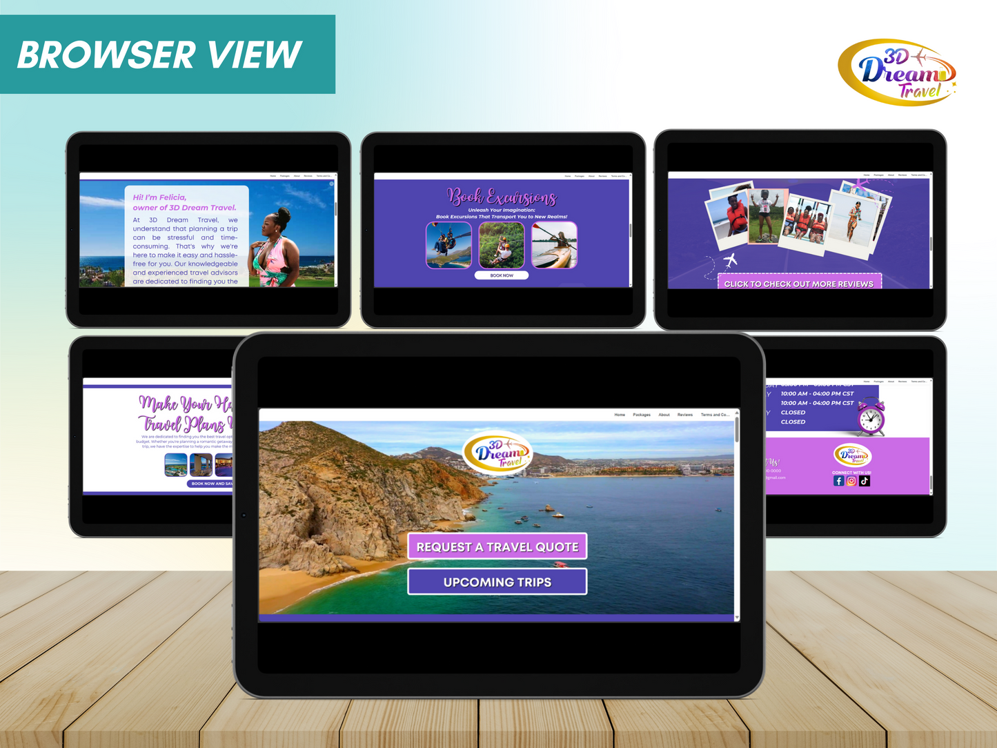 Travel Website Design 7