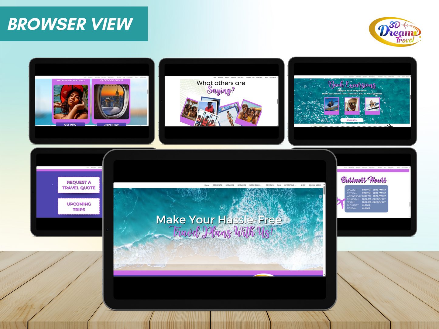 Travel Website Design 5