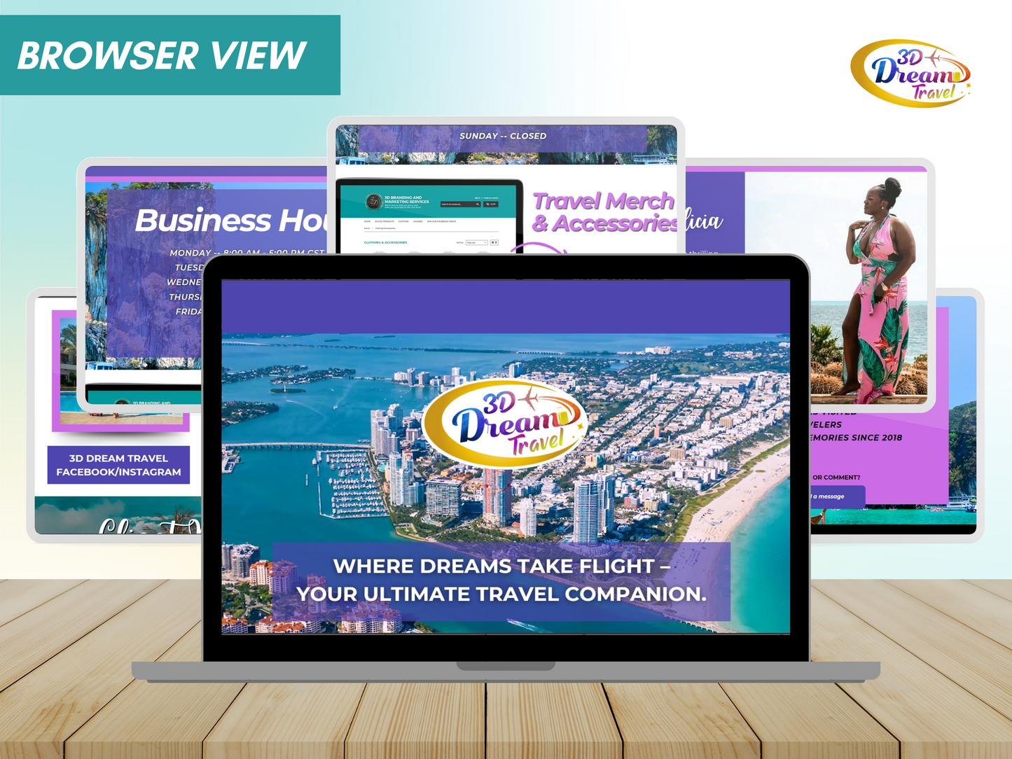 Travel Website Design 11