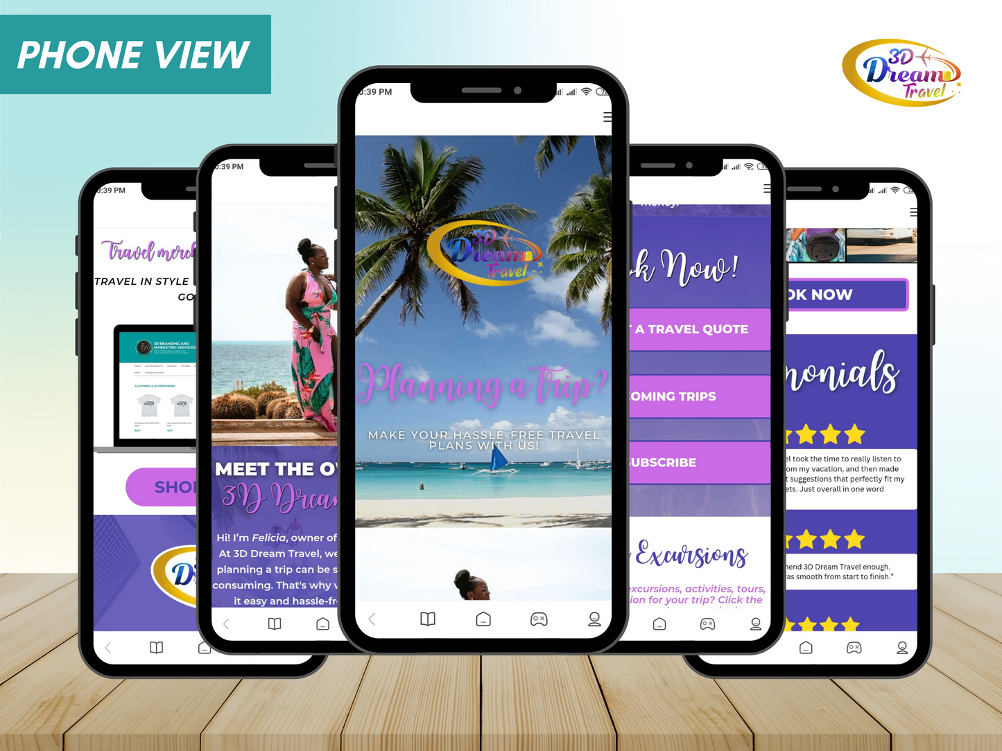 Travel Website Design 2