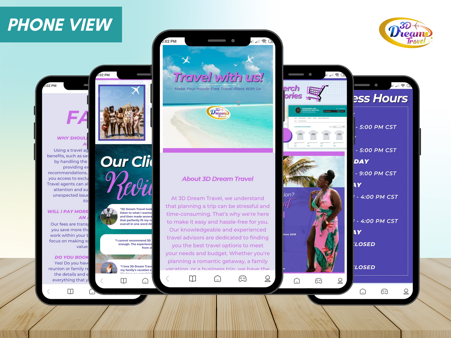 Travel Website Design 9