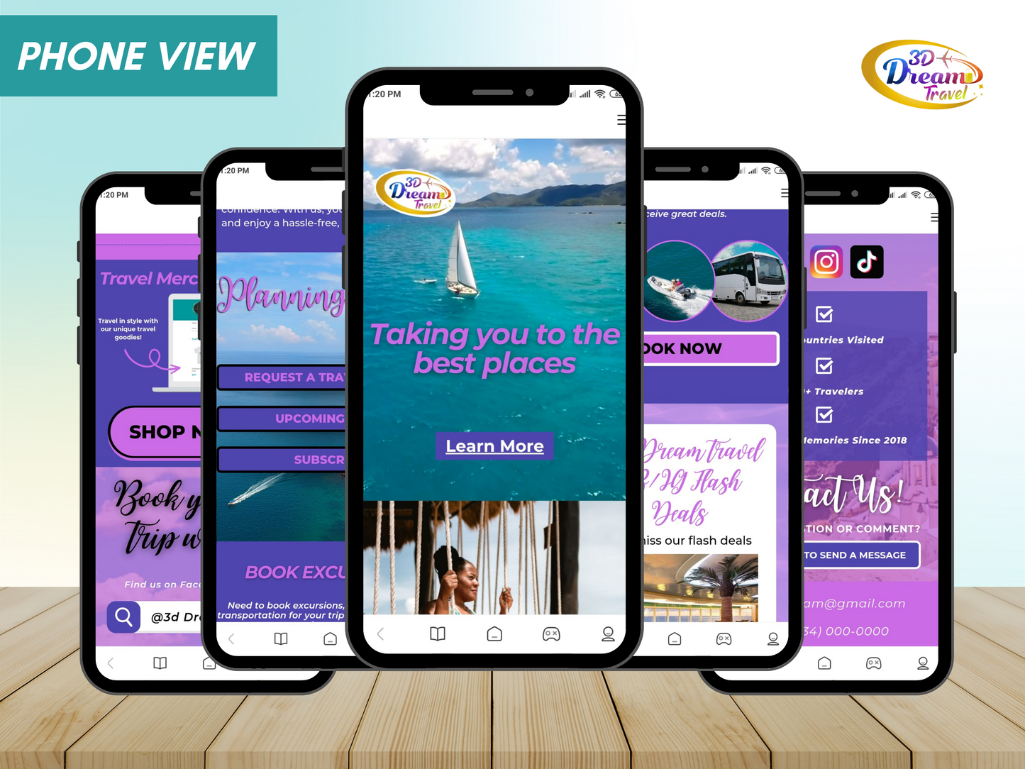 Travel Website Design 3