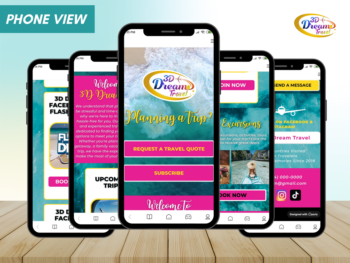 Travel Website Design 1
