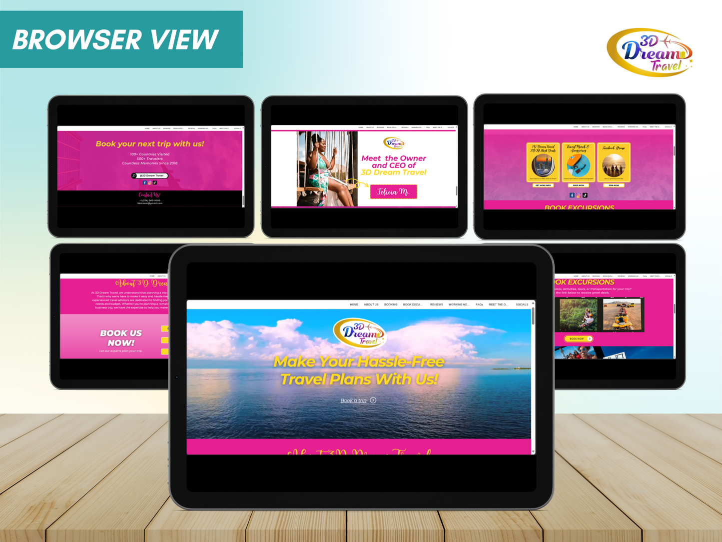 Travel Website Design 4