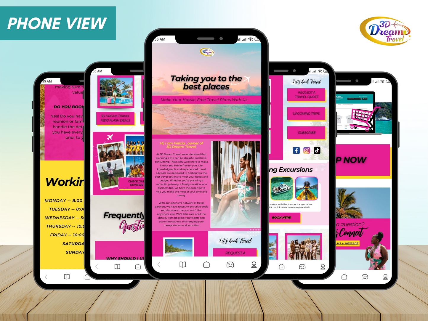 Travel Website Design 8