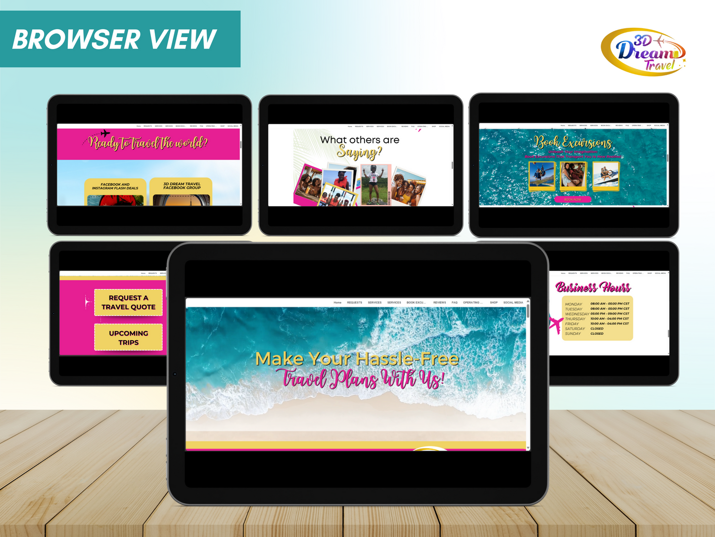Travel Website Design 5