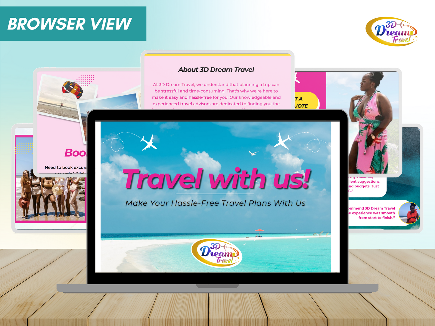 Travel Website Design 9