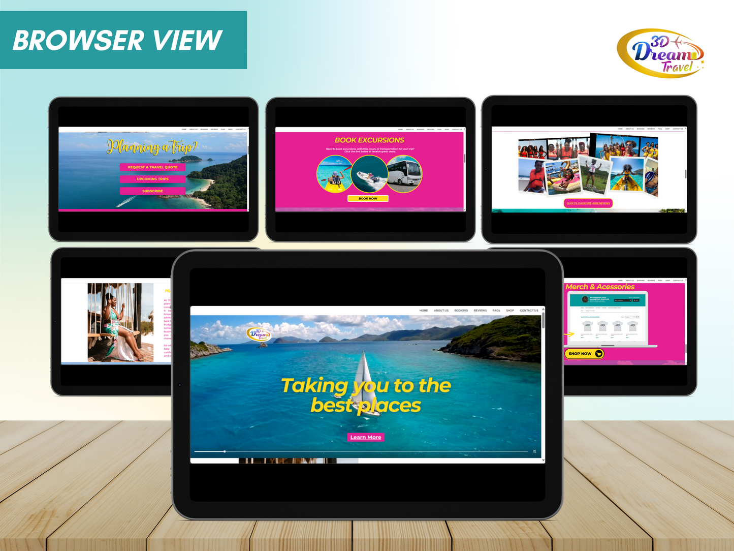 Travel Website Design 3