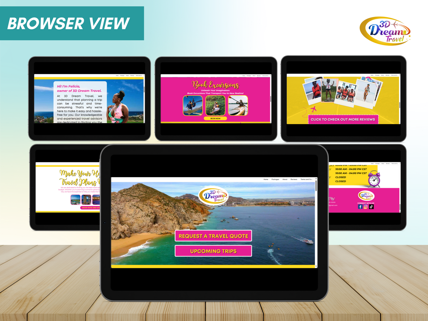Travel Website Design 7