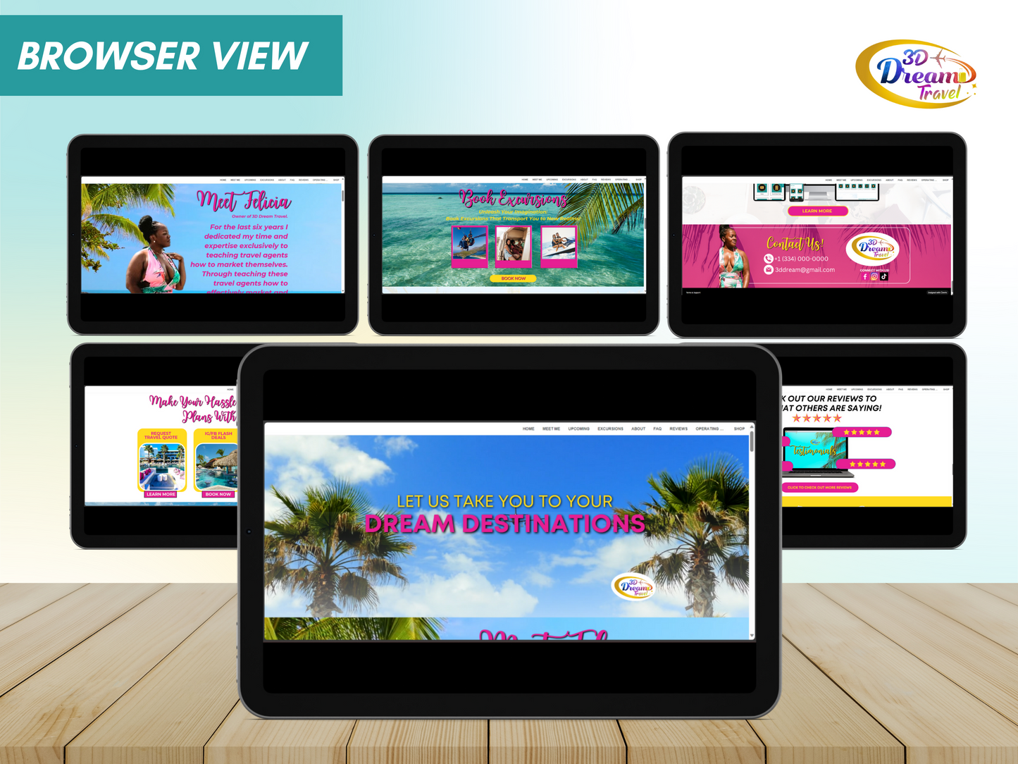 Travel Website Design 6
