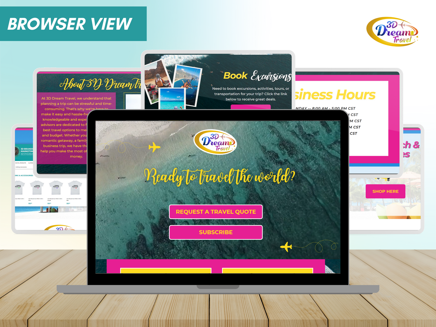 Travel Website Design 10