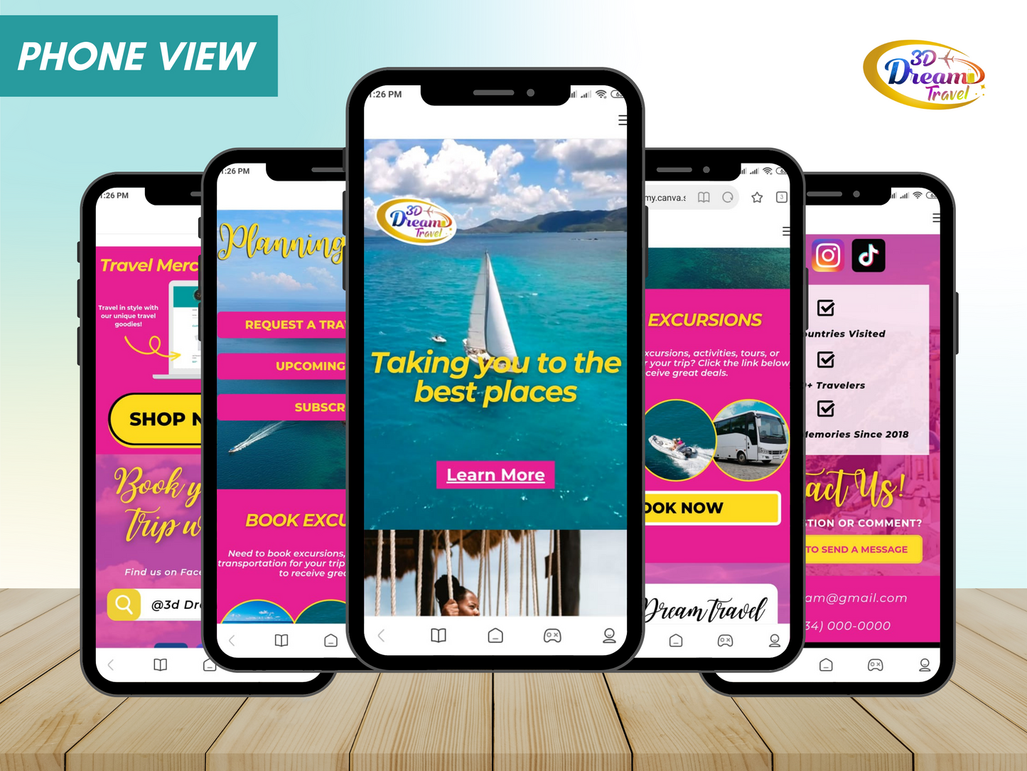 Travel Website Design 3