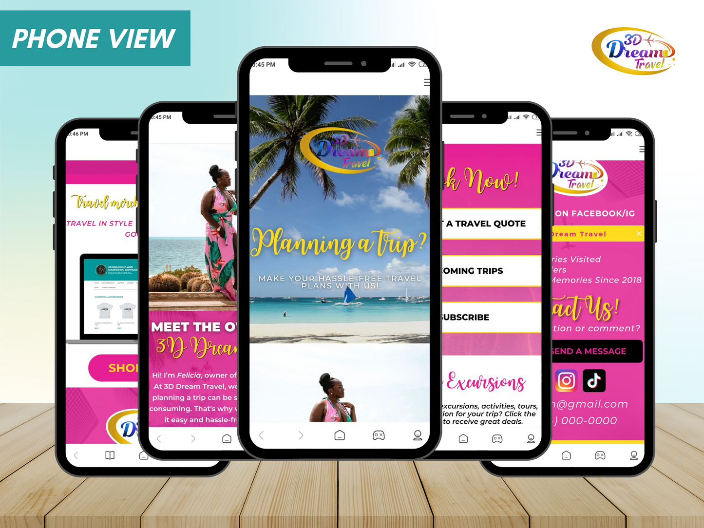 Travel Website Design 2