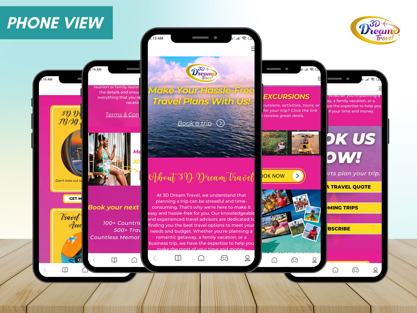 Travel Website Design 4
