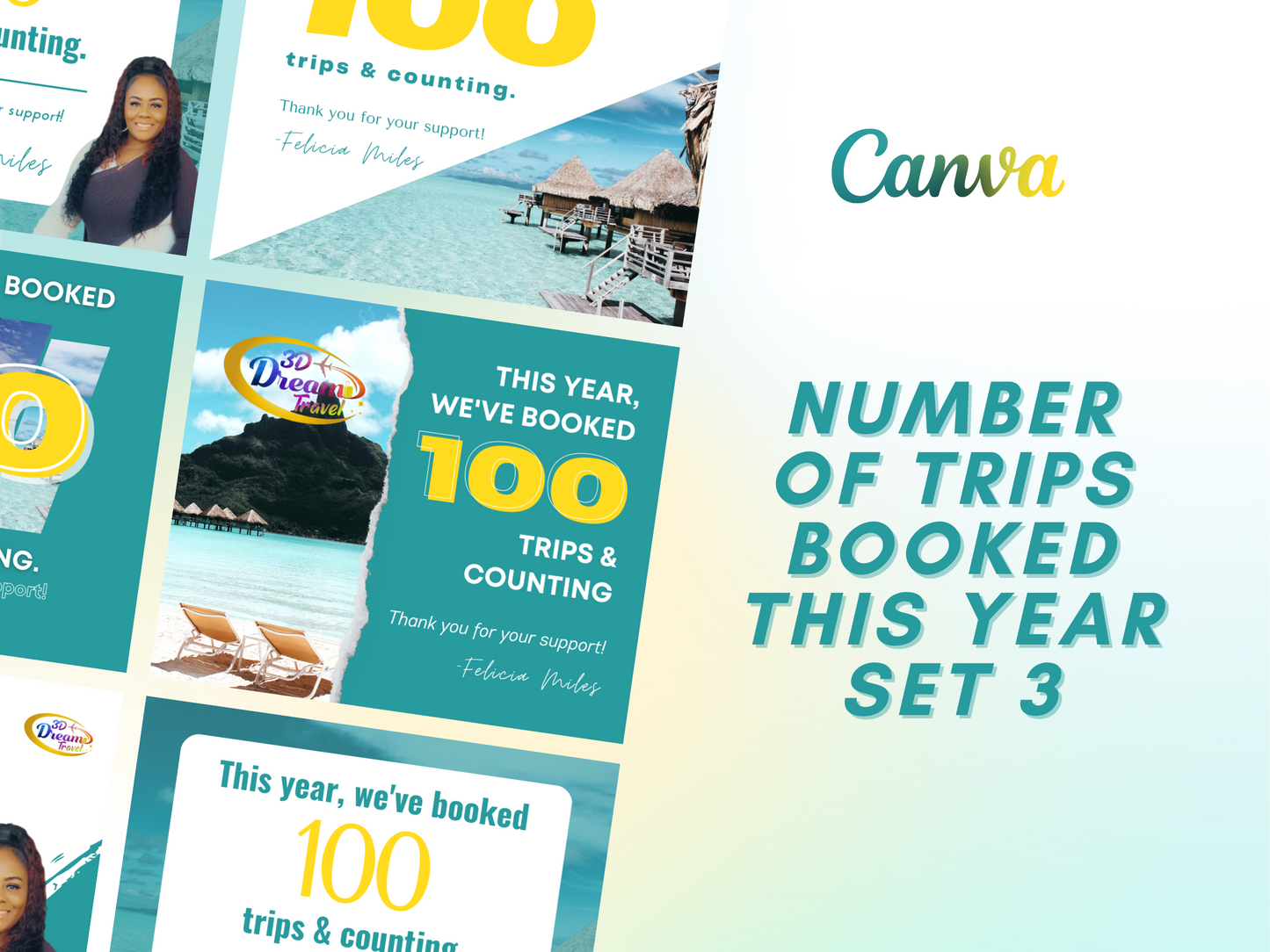 Number of Trips Booked This Year Set 3