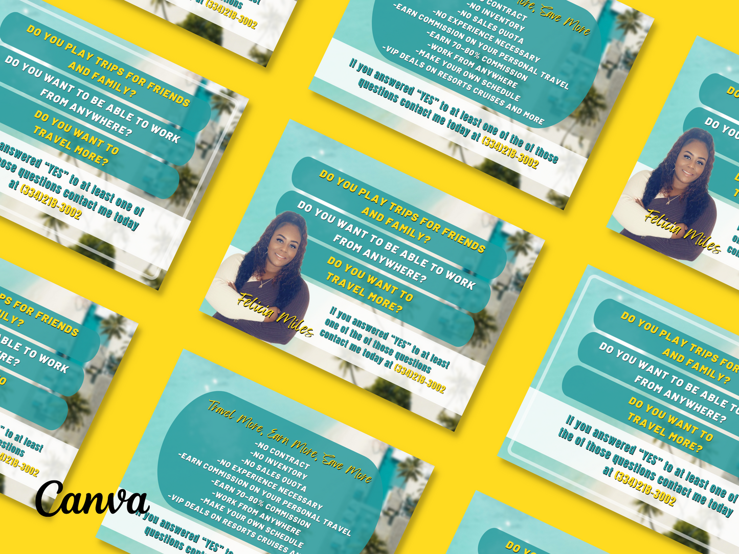 Become a Travel Agent Template Set 5