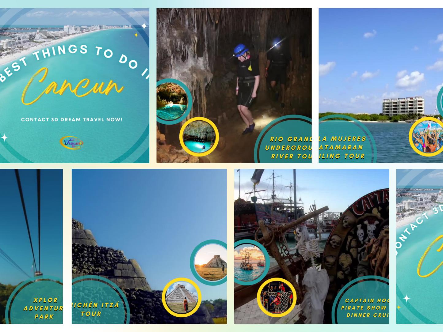 Things to do in Cancun Part 1, Part 2, and Part 3