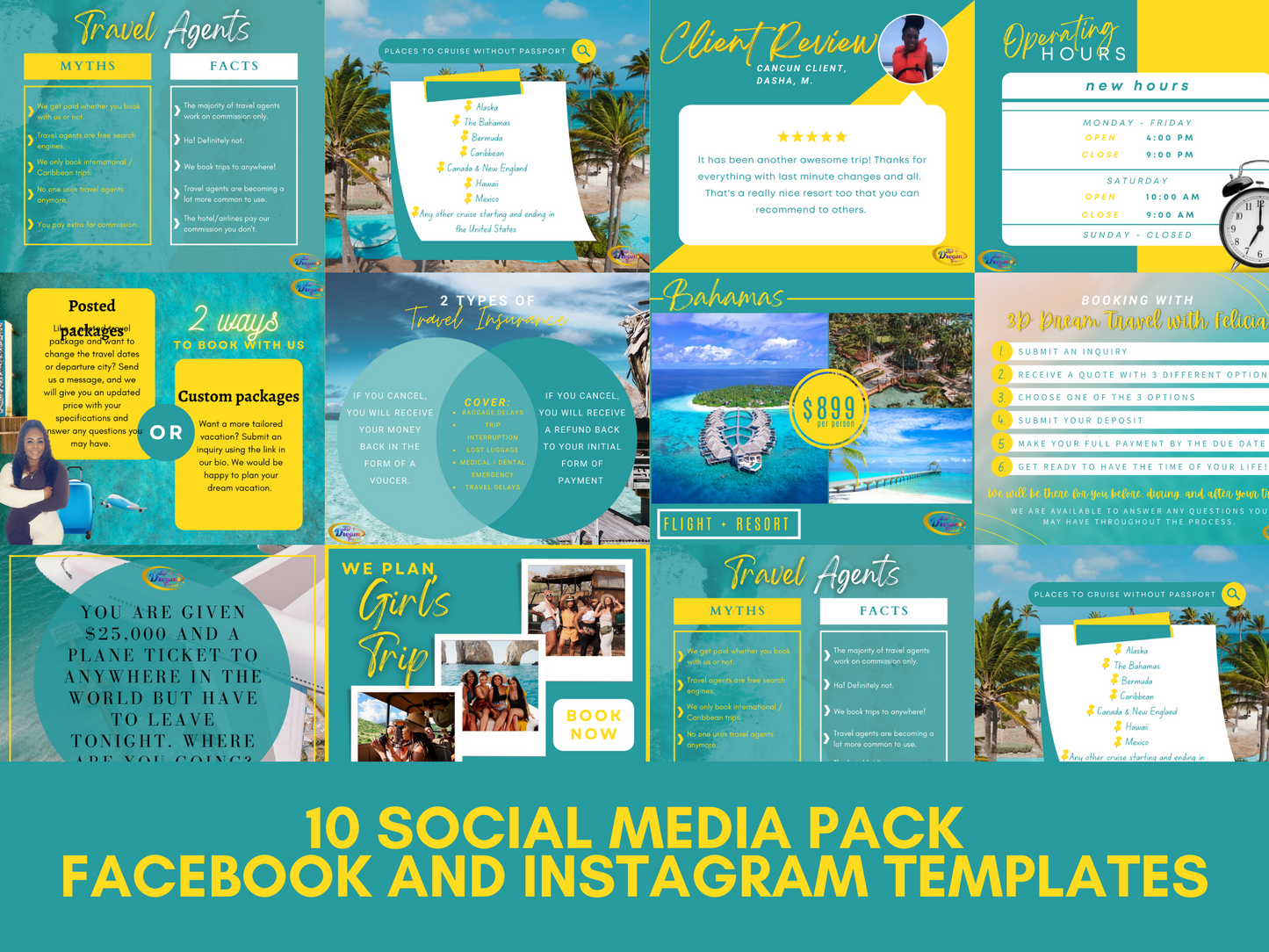 Social Media Pack Set 1 Facebook And Instagram