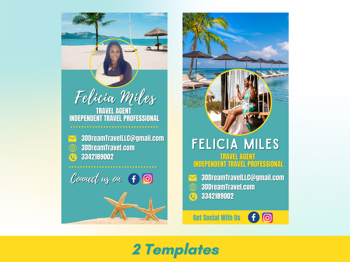 Digital Business Cards Set 1