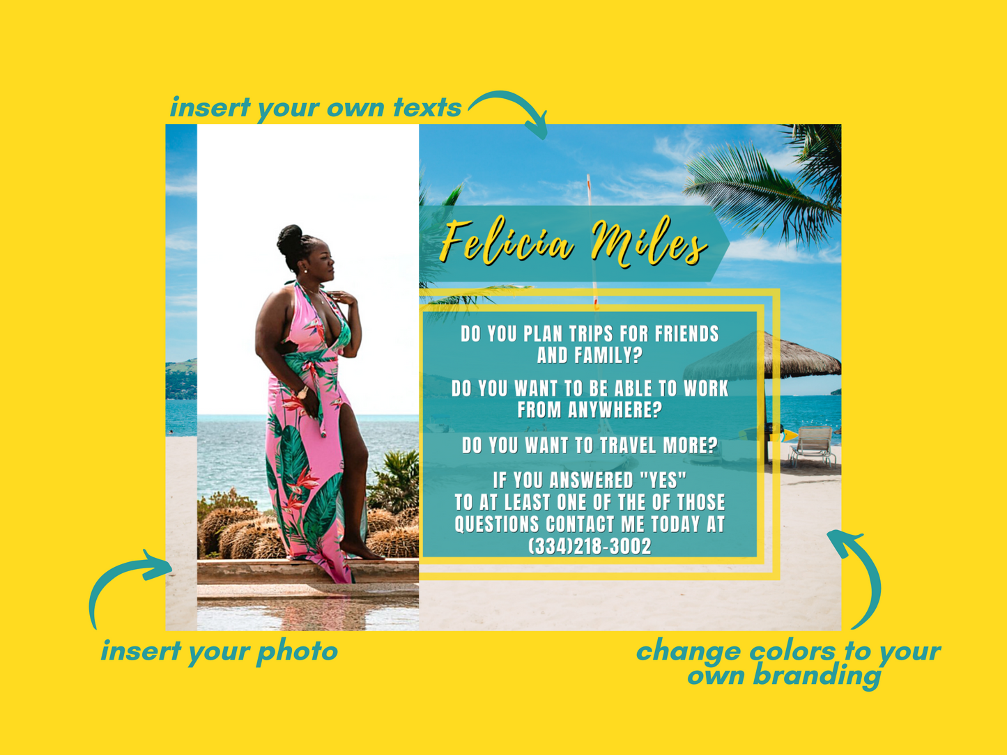 Become a Travel Agent Template Set 5
