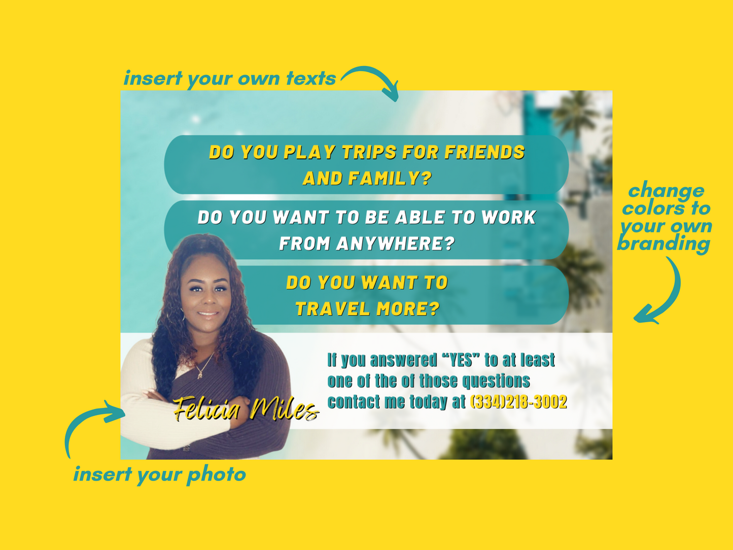 Become a Travel Agent Template Set 5