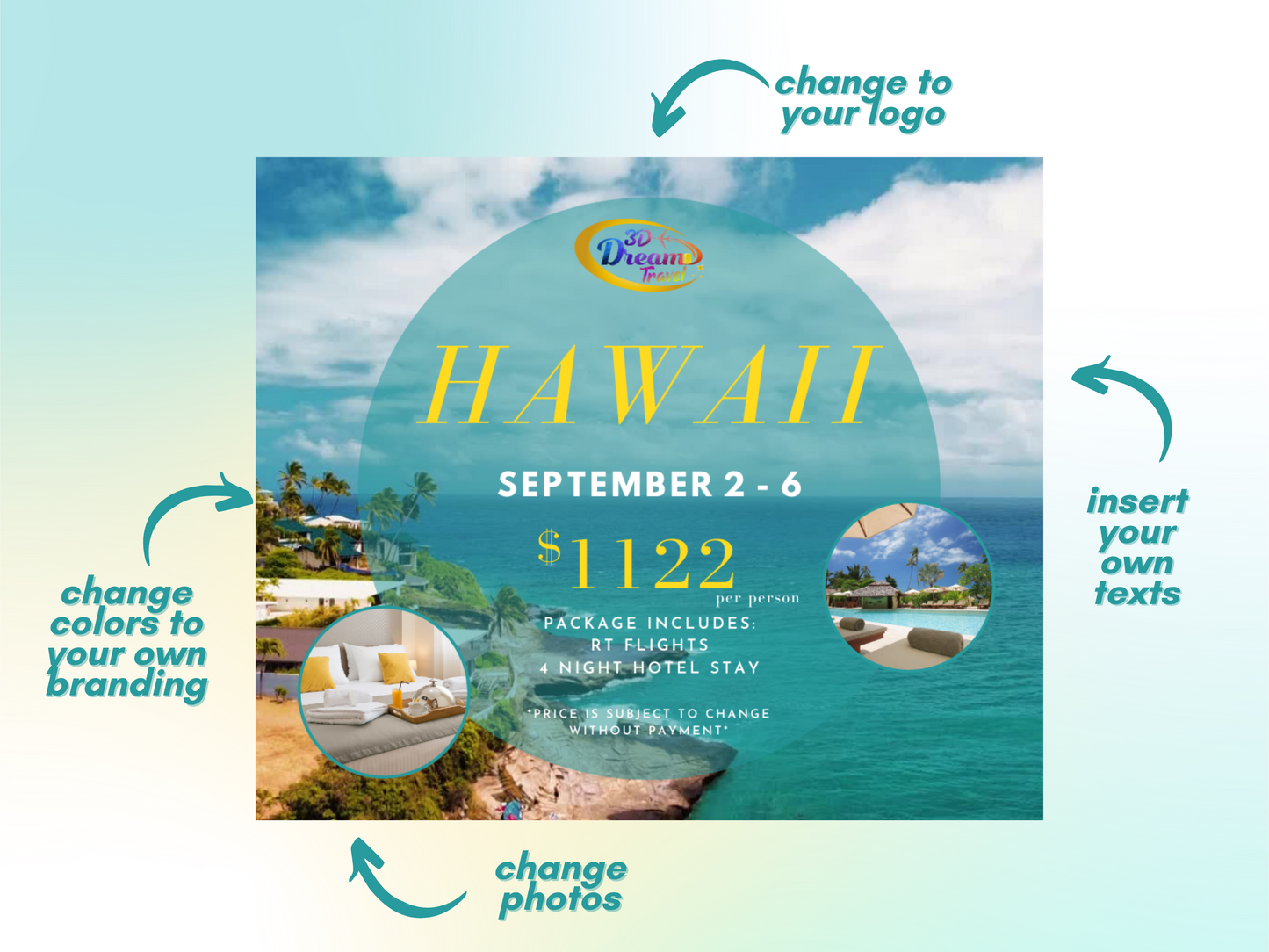 Travel Deals Set 2 Facebook And Instagram