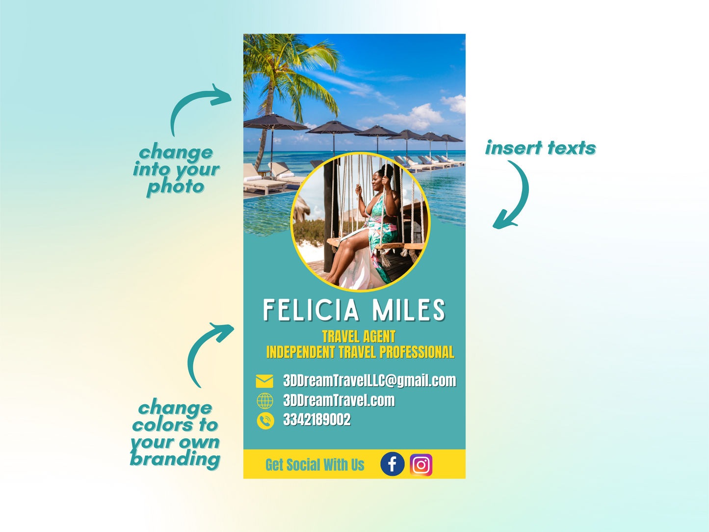 Digital Business Cards Set 1