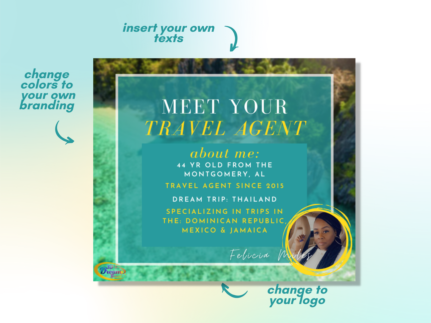 Meet Your Travel Agent Set 2 Facebook And Instagram