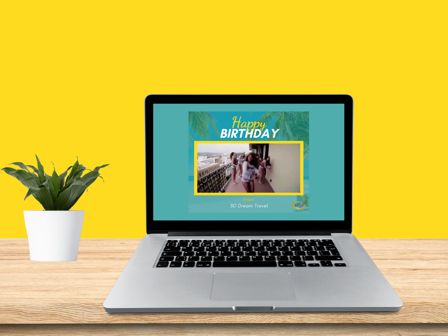 Happy Birthday Flyers With Gif Set 2