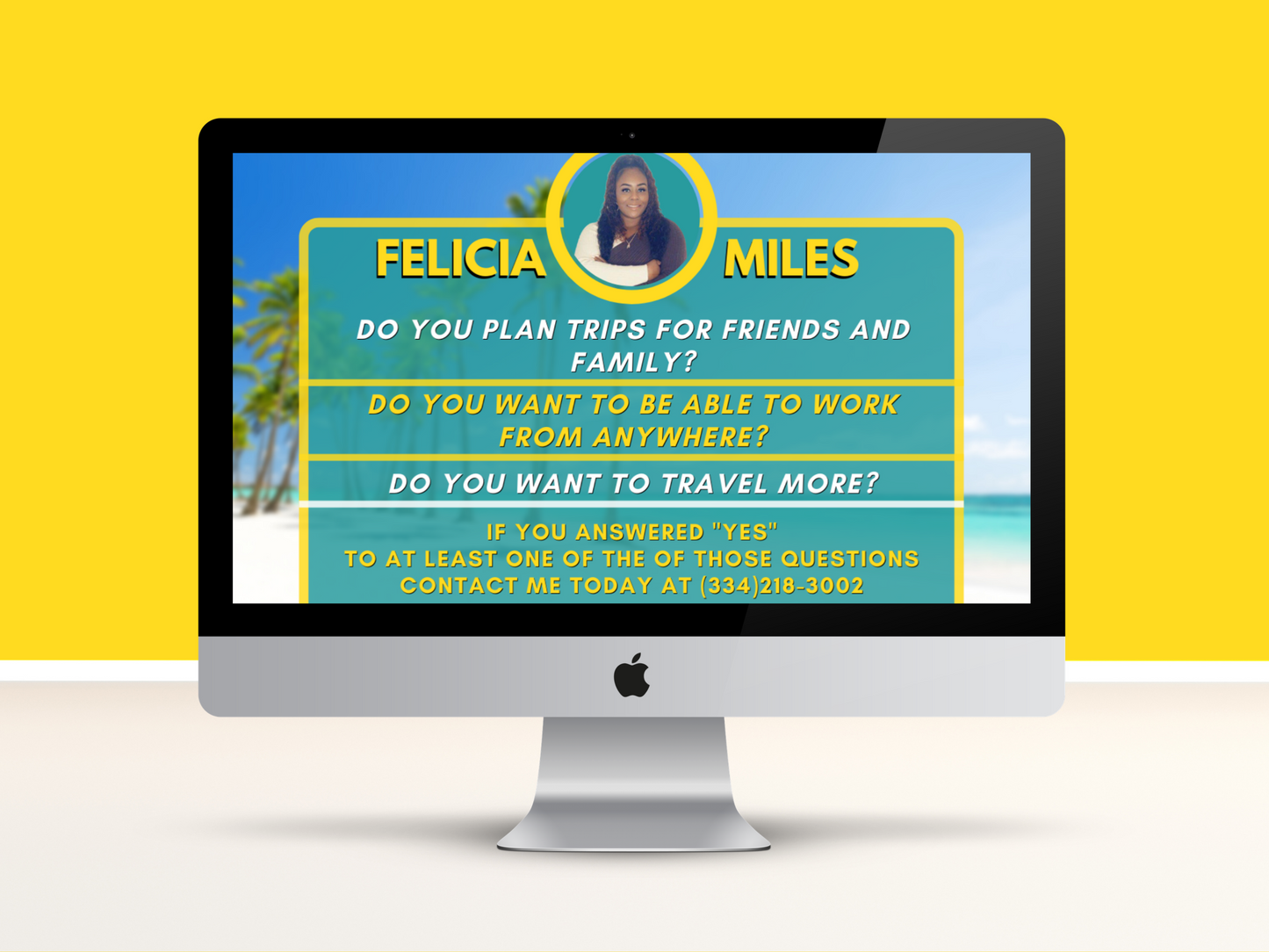 Become a Travel Agent Template Set 3