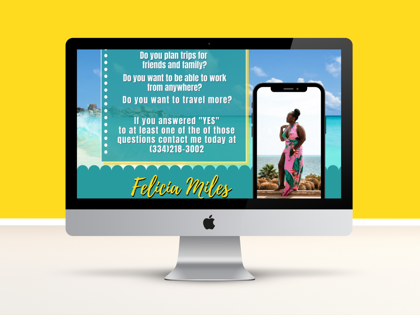 Become a Travel Agent Template Set 2