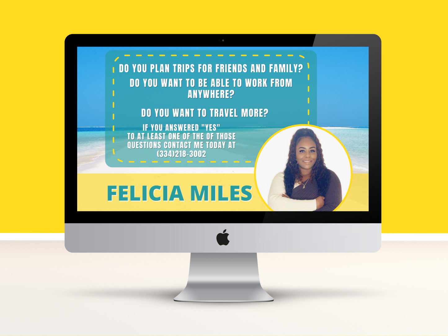 Become a Travel Agent Template Set 3
