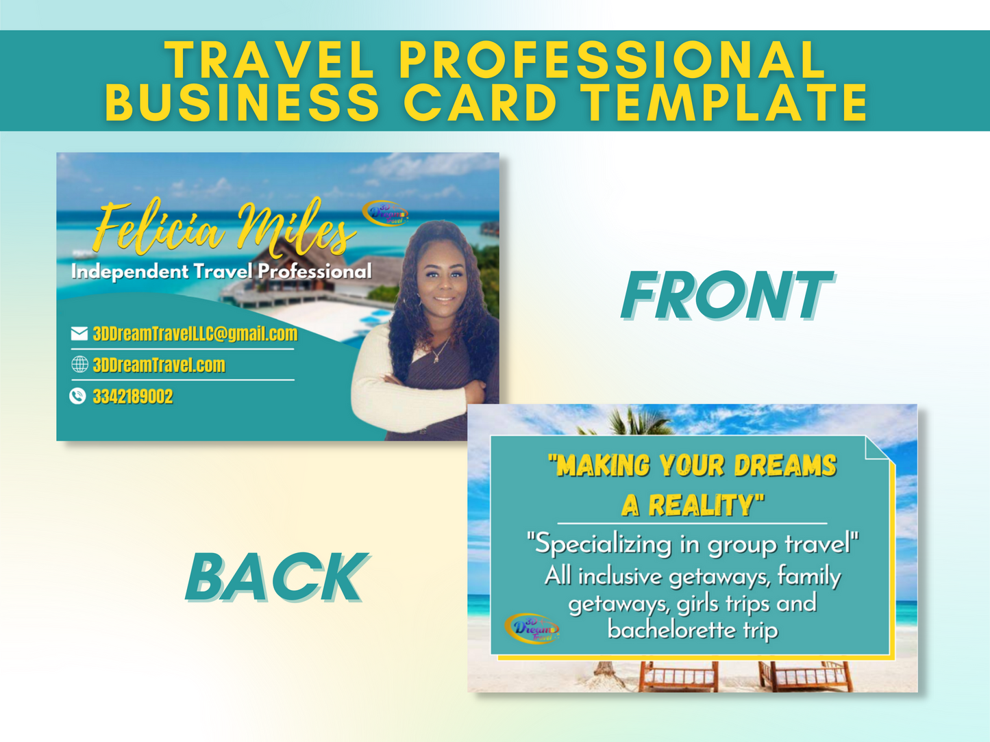 Business Cards Templates And Designs Set 3