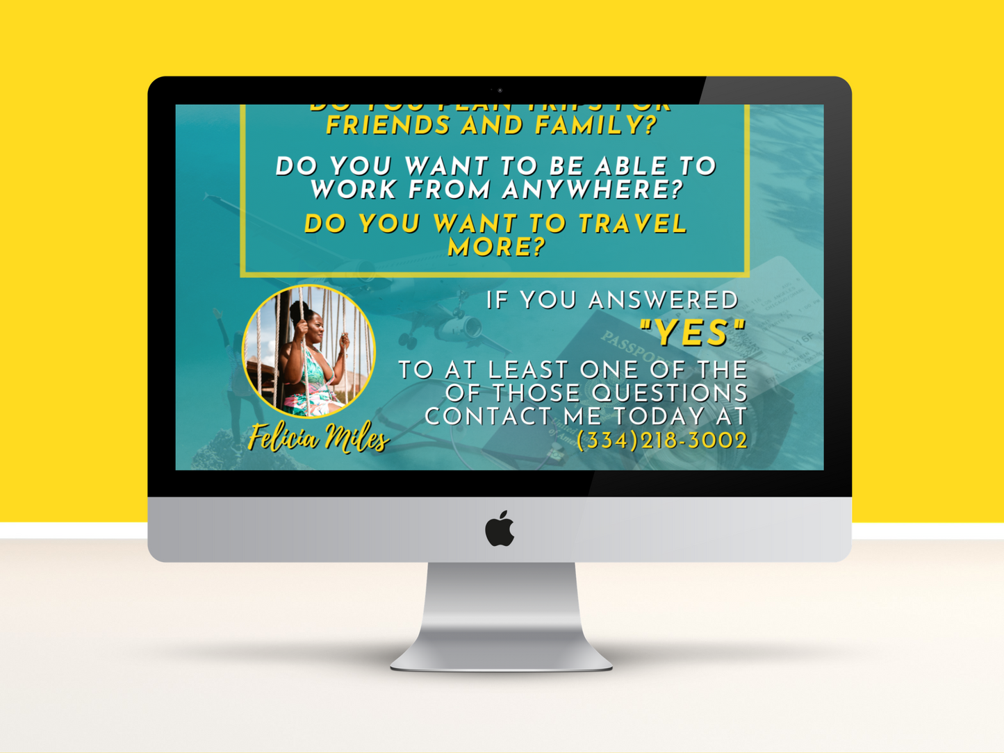 Become a Travel Agent Template Set 4