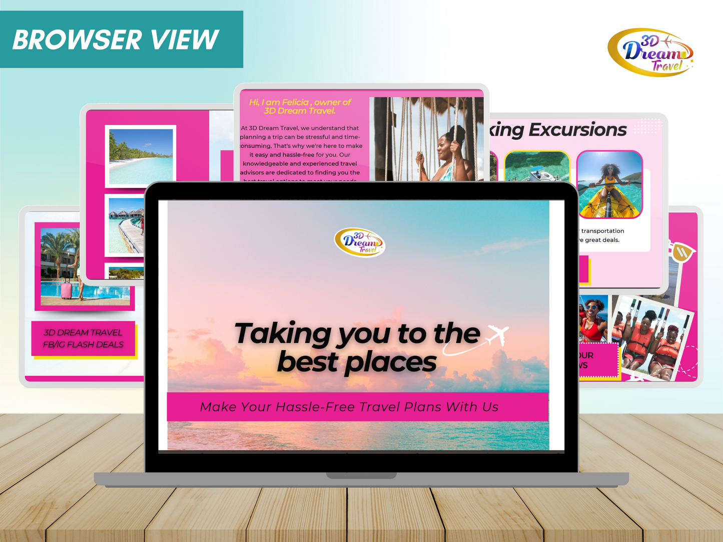 Travel Website Design 8