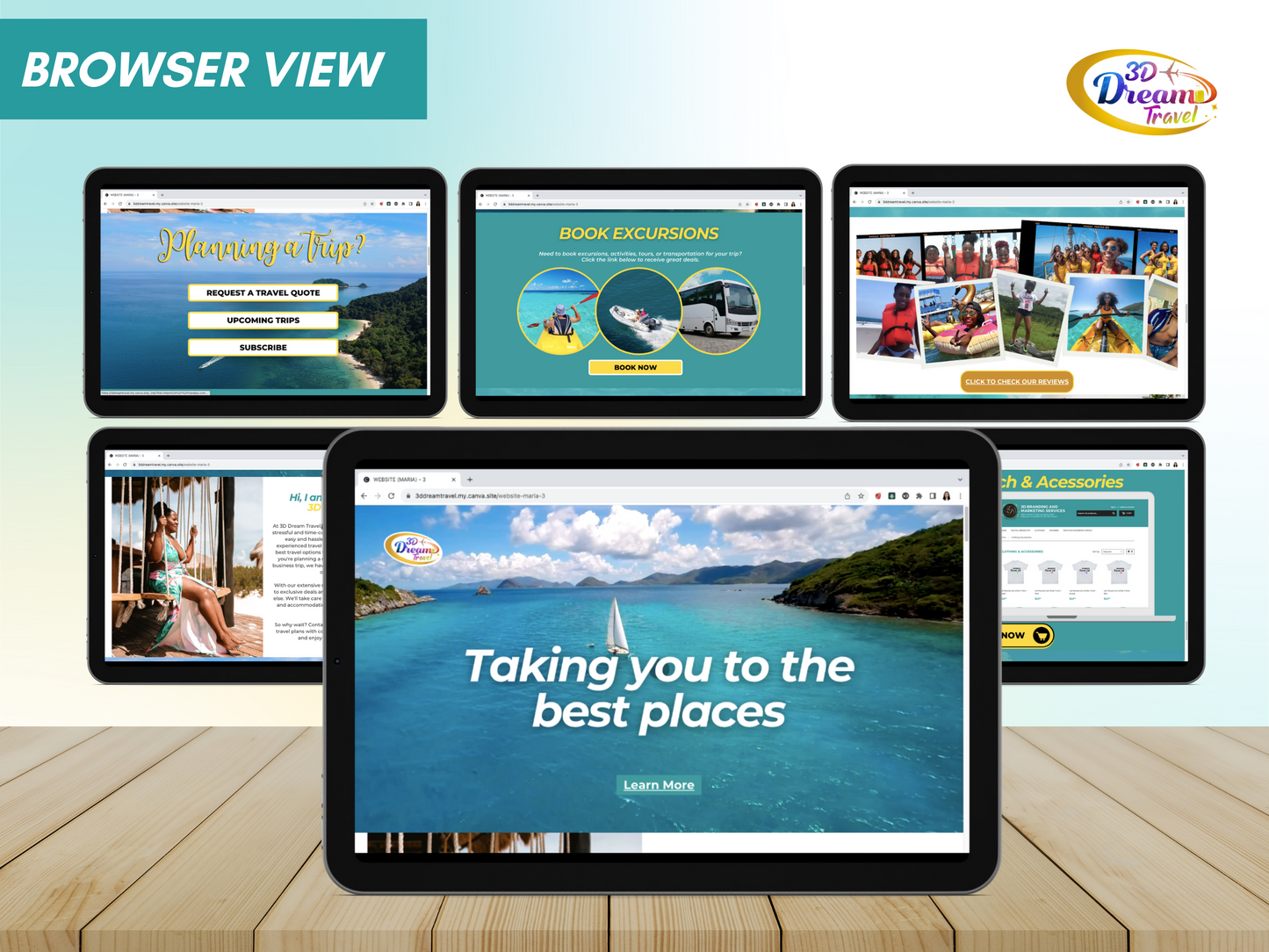 Travel Website Design 3