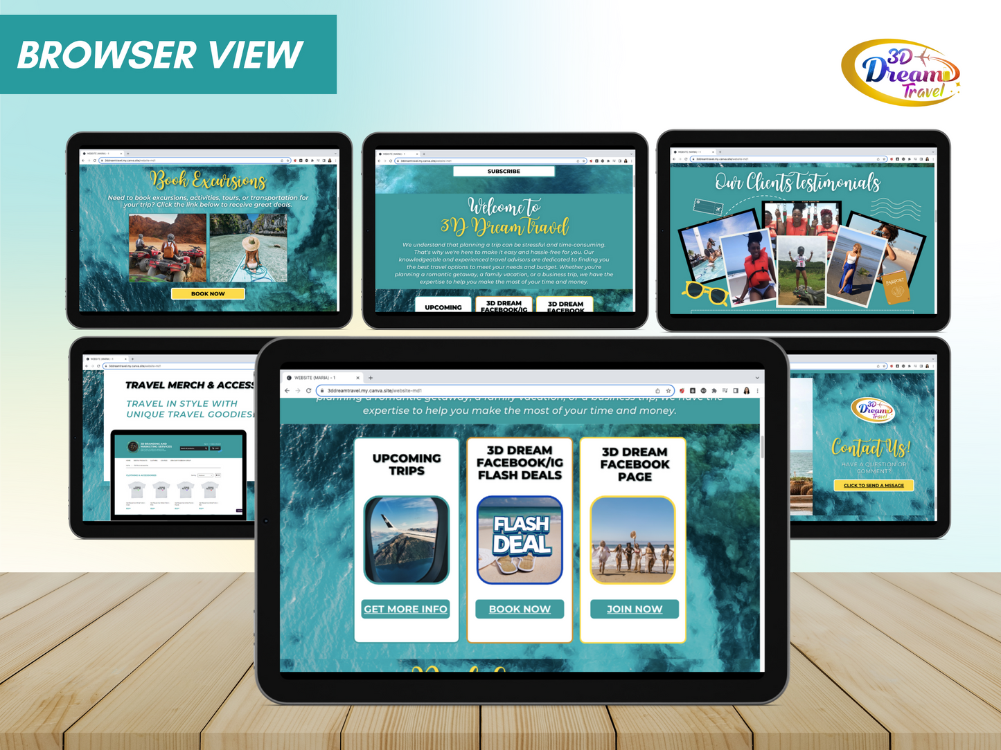 Travel Website Design 1