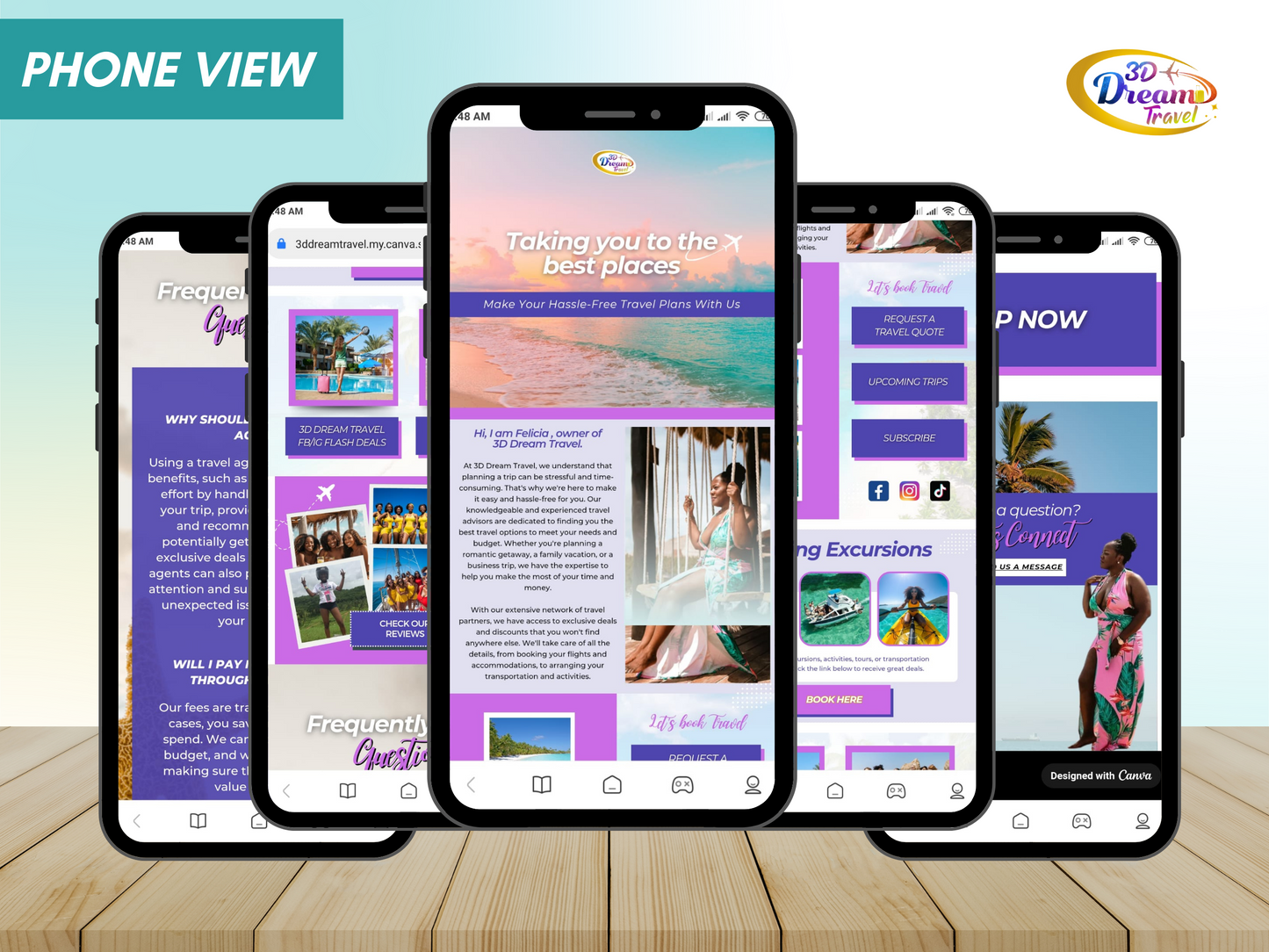 Travel Website Design 8
