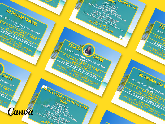 Become a Travel Agent Template Set 3