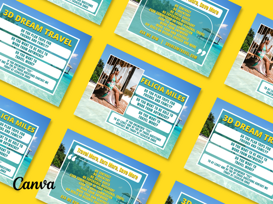 Become a Travel Agent Template Set 1