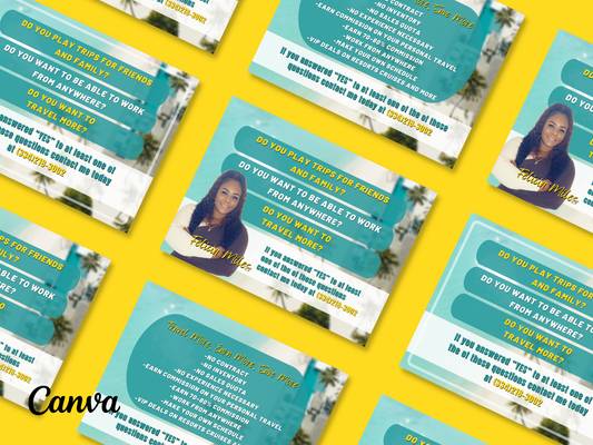 Become a Travel Agent Template Set 5