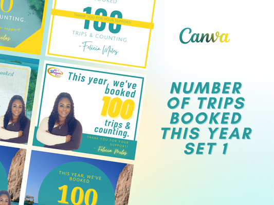 Number of Trips Booked This Year Set 1