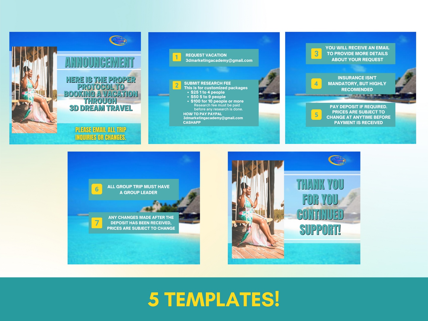 Research Fee Protocol Facebook And Instagram Set 1