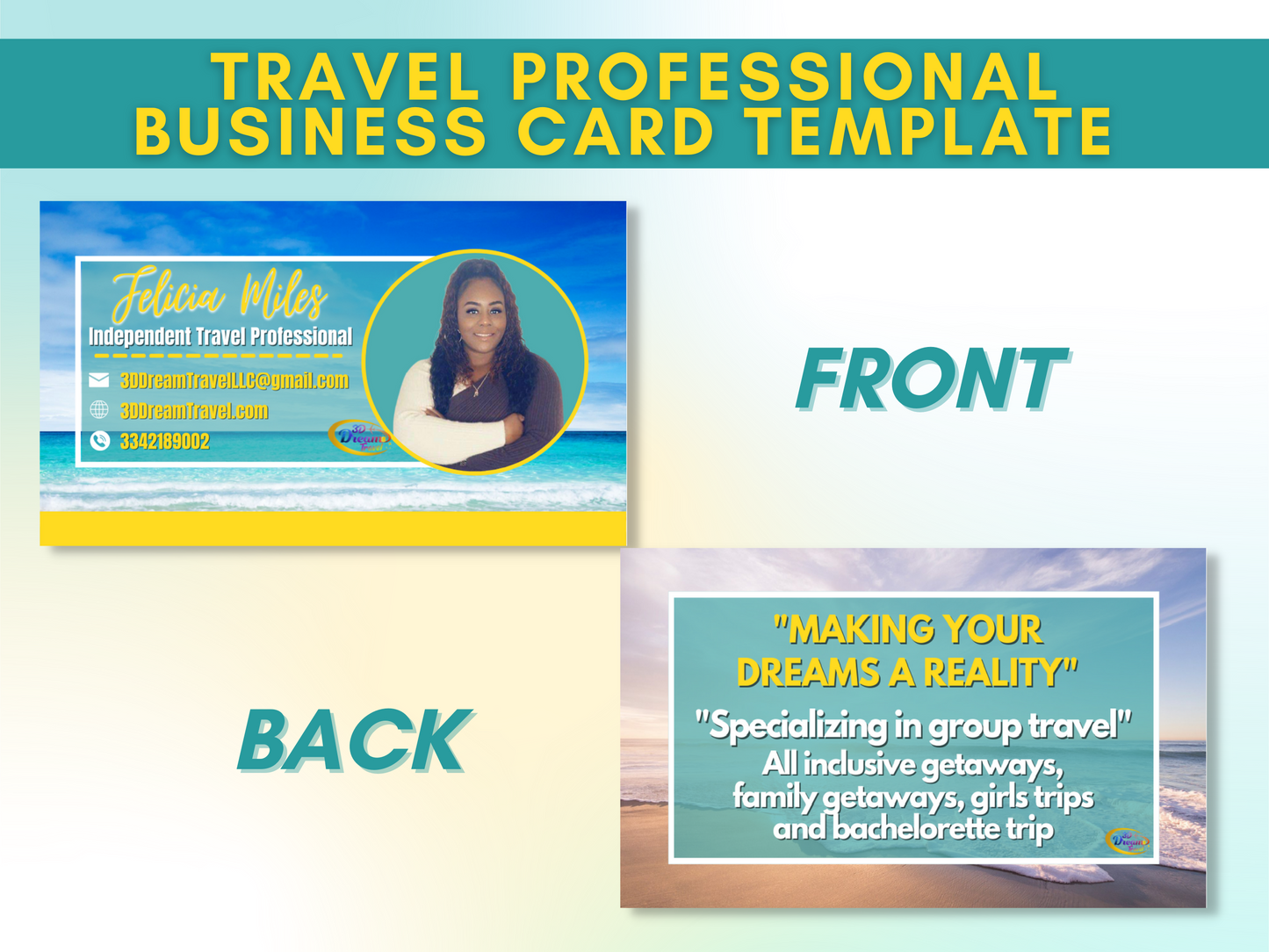 Business Cards Templates and Designs Set 1