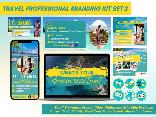 Travel Professional Branding Kit Set 2